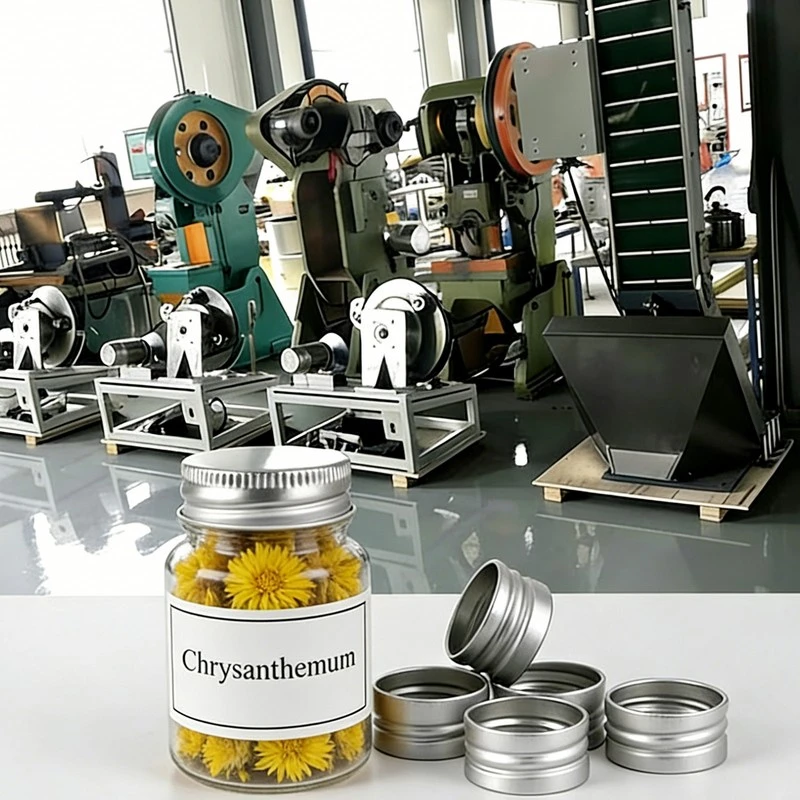 Chrysanthemum Gjenget Cap Produksjonslinje