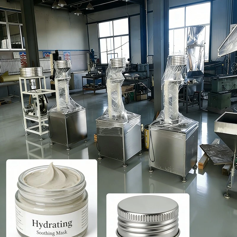 Hydrating Soothing Mask Gjenget Cap Produksjonslinje